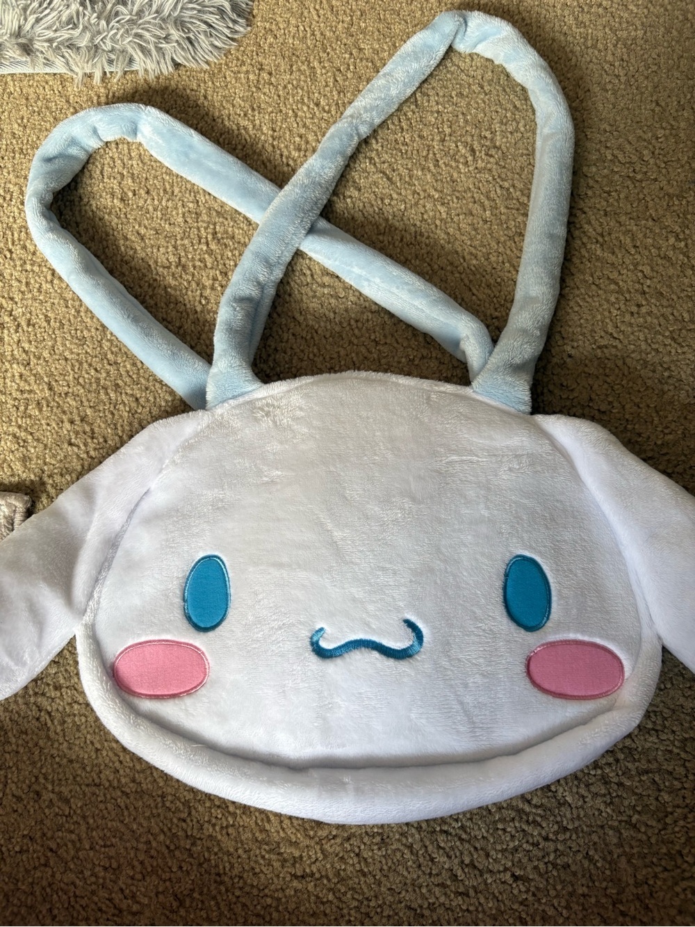 Cinnamoroll Crossbody Bag in White, Blue & Pink